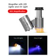 thumbnail image 3 of 60X Magnifying Glass Lighted Magnifier with 2 LED Lights & 1 Light Adjustable Focal Length for Jewelers Watchmakers Gemologists Hobbyists, 3 of 7