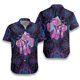thumbnail image 2 of Camisa hawaiana con estampado 3D de hongos mágicos para hombre, blusa con patrón psicodélico de arcoíris, camisas hawaianas de manga corta con solapa suelta de verano, 2 of 5