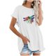thumbnail image 1 of Camiseta informal para mujer, blusa estampada con cuello redondo y manga corta, Tops OAVQHLG3B Store  lin121212, 1 of 4