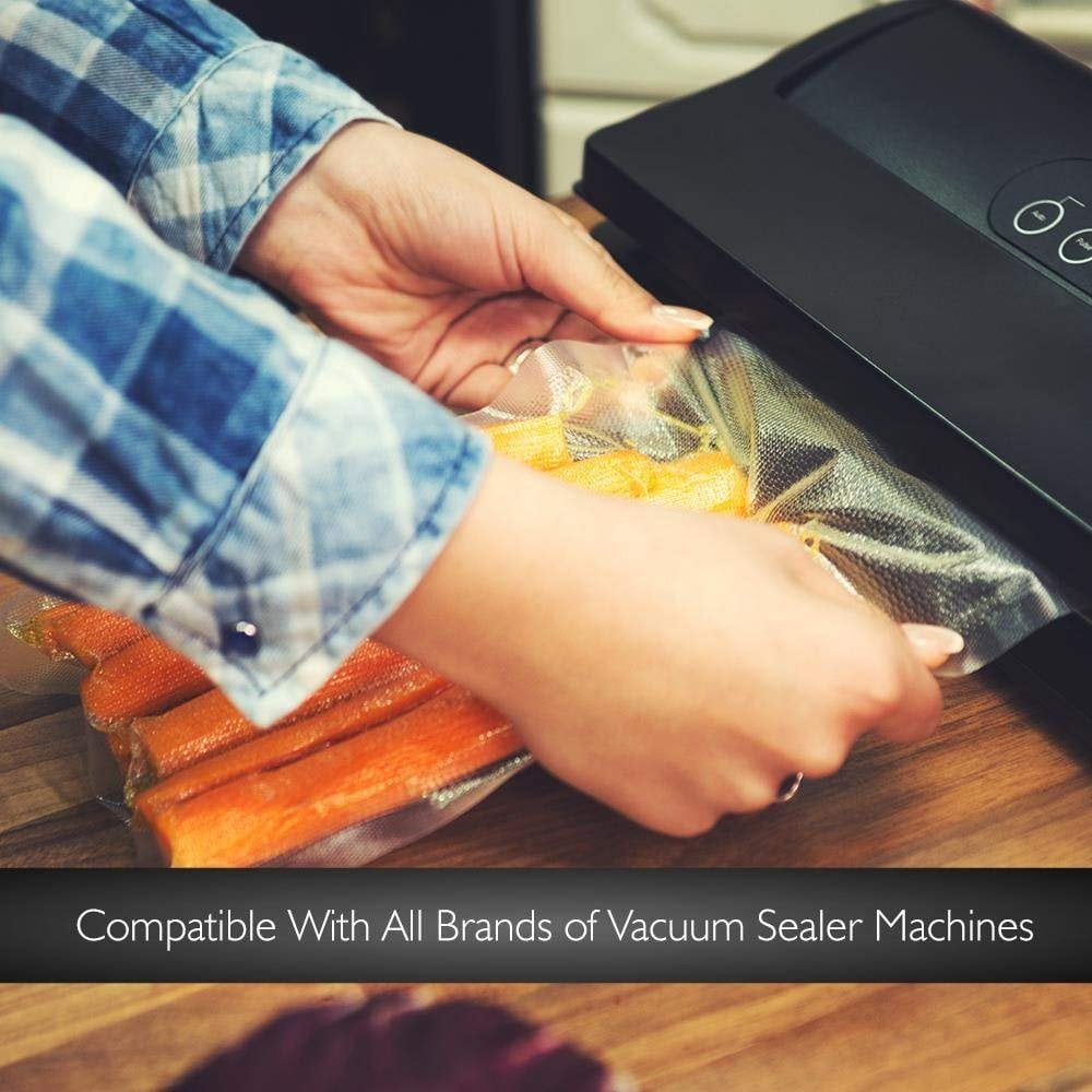 Nutrichef™ Universal 8-inch Vacuum Sealer Bags (100 Feet)