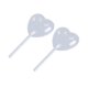 thumbnail image 1 of 50 pipetas de plástico en forma de corazón de 4 ml, adecuadas para chocolate, pasteles, fresa ShuxiuWang 1327533086394, 1 of 5