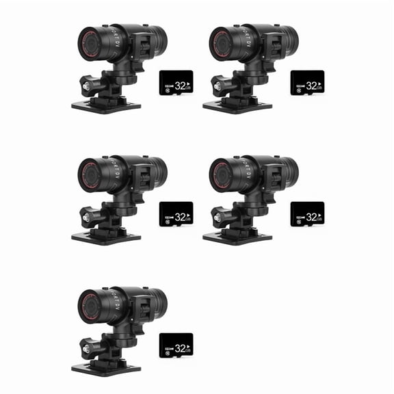 5X F9 Mini Cámara Deportiva 1080P 200W Montar Al Aire Libre Casco de Motocicleta Cámara Deportiva DV Video Cámara Impermeable para Bicicleta