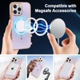 thumbnail image 6 of Allytechgroup Phone Case for Apple iPhone 16 Pro, Slim Fit Magnetic Back Cover Compatible with Mag-Safe Shockproof & Anti-Scratch iPhone 16 Pro Case Cover for Women Men,Purple, 6 of 7