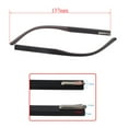 thumbnail image 3 of 1pair TR90 Glasses Flex Hinge for Repair Broken Rod Replacement Spring Memory Eyeglasses Leg TR006 Black Grey, 3 of 6