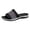 Multicolour, variant on Mens Orthopedic Slide Sandals with Arch Support Knitted Soft Flat Slides Summer Indoor Slip on Walking Shoes Black size 7