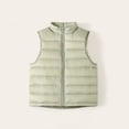 thumbnail image 6 of Staki Girls White Vest Toddler Baby Sleeveless Vest Coats Buttons Open Front V Neck Jacket Vest Cotton Soft Fall Lightweight Coats for Girls(Green,7-8 Years), 6 of 9