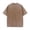 Light Brown, variant on OIOLOYJM Oversized Vintage Washed Tshirts for Men Short Sleeve Crewneck Cotton Basic Tees Retro Loose Outdoor Solid Work Shirts Beige L