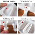 thumbnail image 3 of Moule Glace 8 Cellules, Moule Glace,Moulle Cake Four Rutilisables Avec 100 Btonnets En Bois, Moule Popsicle Pour Maison Dessert, Jus De Fruits, Yoghu, 3 of 5