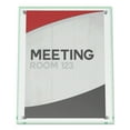 thumbnail image 5 of Deflecto Superior Image Beveled Edge Sign Holder, Letter Insert, Clear/Green-tinted Edges, 5 of 10