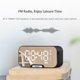 thumbnail image 4 of Reloj multifuncional Q5 con 5 en 1: alarma, altavoz Bluetooth, radio FM, termómetro y soporte para móvil. Portátil y compacto, ideal para interiores y exteriores. Pantalla LED digital, superficie, 4 of 6