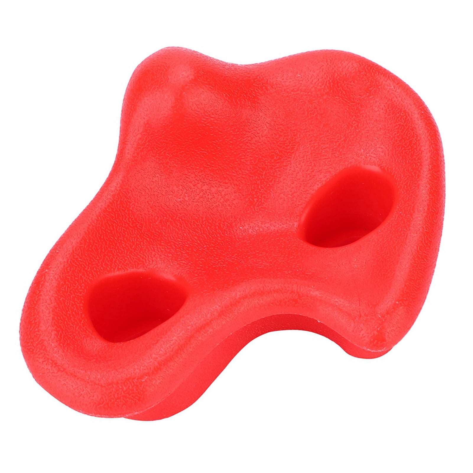 Climbing Stone, 10PCS Plastic Textured Rock Climbing Stone Rocks Wall Stones Kids Assorted Kit Bo-lt For Climbing FramesAnd Kids Climbing Wa-lls (Red)