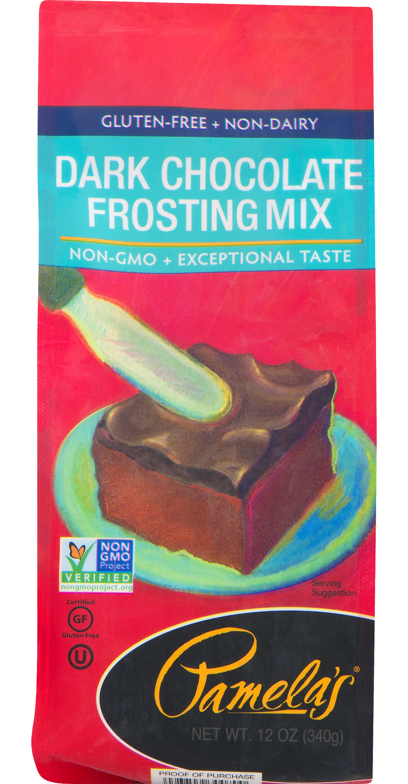 Pamelas Frosting Mix, Gluten Free, Dark Chocolate, Bag