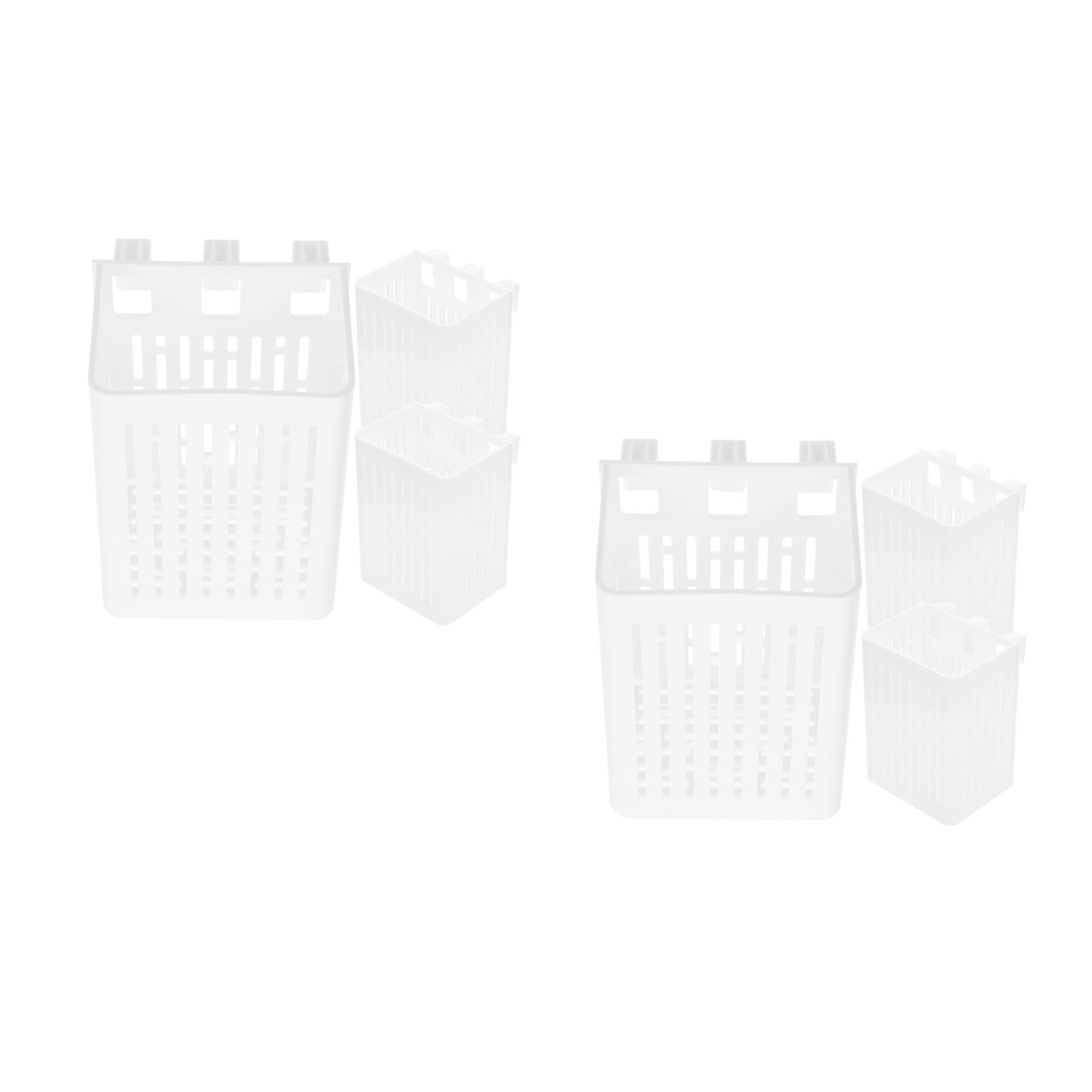 FOMIYES Aquarium Plant Holder 2Pcs White Hollow Design for Easy Observation and Aesthetics