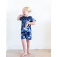 thumbnail image 2 of 2Pcs Ensemble Bébé Filles Cravate-Teinte Impression Col Rond Manches Courtes T-Shirt + Short Pantalon Costume d'Été, 2 of 5