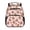 Pink Capybara Print, variant on HUIACONG 13.5 Inch Galaxy Steam Train Kids School Backpack Adjustable Padded Shoulder Straps Water Resistant Multi Pocket Scratch Resistant Lightweight Large Capacity Bookbag for Toddler Elementary