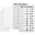 thumbnail image 1 of POINTERTECK 2Pcs Portable Chore Chart Memo Boards-4.7x7.9 Inch Detachable Message Board with 4 Cardstock Individual Schedule Chart Daily Affairs for Home Planning Reminder Tool to Do List, 1 of 10