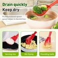 thumbnail image 4 of ABCISI Multifunctional Kitchen Cooking Spoon, 2025 New Multipurpose Grinding Spoon Strainer Spatula Cooking Spoon, Silicone Slotted Spoons for Cooking Serving All-In-One Kitchen Utensils (3 Colors), 4 of 6