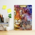 thumbnail image 6 of KXMDXA Starry Tiger Stars Clipboard Hardboard Wood Nursing Clip Board and Pull for Standard A4 Letter 13x9 inches, 6 of 8