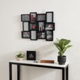 thumbnail image 2 of DesignOvation Rubix Twelve Opening Black Collage Picture Frame, 2 of 5