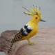 thumbnail image 5 of Estatuilla decorativa,Abubilla animal artificial,Decoración del jardín del hogar,Juguete de animales,Colección de animales,Gallo artificial,Pollo Artificial,Gallo emplumado artificial, 5 of 5