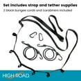 thumbnail image 2 of High Road HoldTight Cargo Strap for the Trunk Seatback in SUVs and Hatchbacks with Bungee Cord Tie Downs and Carabiners, 2 of 6