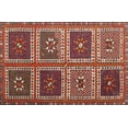 thumbnail image 1 of Ahgly Company Machine Washable Indoor Rectangle Contemporary Dark Almond Brown Area Rugs, 8' x 12', 1 of 7