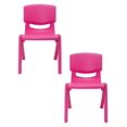 thumbnail image 1 of Juego 2 Sillas Infantiles Galerias El Triunfo Plastico Sin Descansabrazos Rosa, 1 of 7