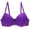 Purple, variant on Ohufall Women's Push Up Bra Seamless Bralettes Everyday Bras Comfort No Underwire Lace Bras
