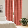 thumbnail image 3 of Ambesonne Tribal 4-Panel Curtains, Spanish Traditional Ethnic, 56"x84", Vermilion Multicolor, 3 of 4