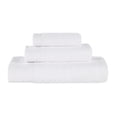 thumbnail image 2 of BNM Rayon from Bamboo Cotton Blend 3 Piece Bathroom Towel Set, White, 2 of 13