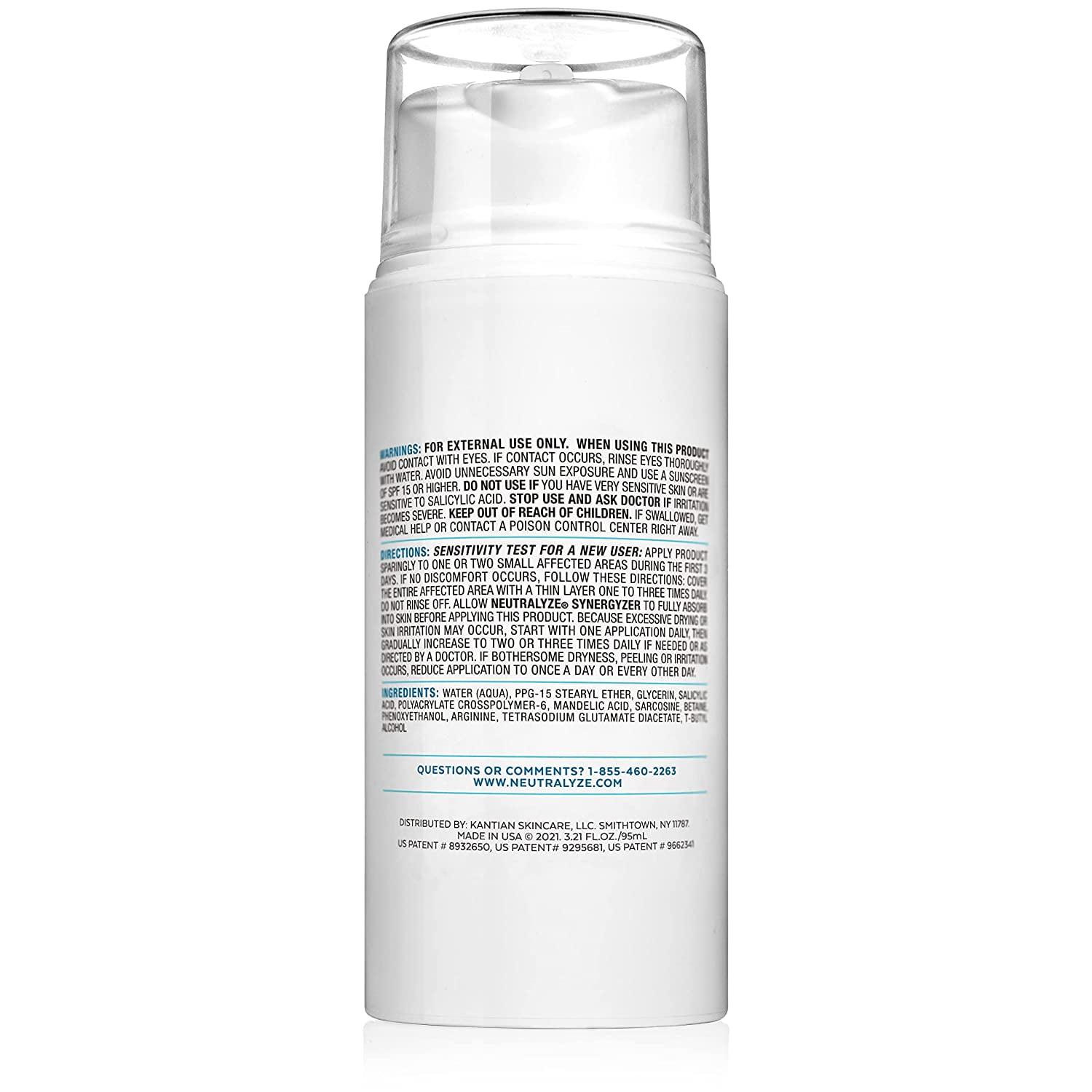 Neutralyze Renewal Complex Acne Moisturizer for Face - Time Released, Medical Grade 2% Mandelic Acid & Salicylic Acid Moisturizer Cream - Face Moisturizer for Acne Prone Skin (90+ Day)
