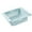 Blue, variant on Vikakiooze Fridge Drawer Organizer Retractable Drawer Refrigerator Storage Box,Unique Design Pull Out Bins, Fridge Shelf Holder Storage Box, Small Size, Fit For Under 0.5'' Fridge Shelf on