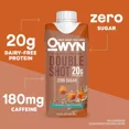 thumbnail image 4 of OWYN Double Shot 20g Protein Coffee Shakes, Caramel Macchiato, 11.15 fl oz, 4 Count, 4 of 5