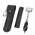 thumbnail image 2 of Hand Auger Wrench, Easy Usage Multifunctional Wood Drill Bit Tool Portable Practical  For Outdoor Activity Black PU Leather Bag And Holster, 2 of 8