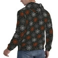 thumbnail image 6 of Fotbe Men's Hoodie with Spider Web Pattern - Kangaroo Pocket Pullover Hooded Sweatshirt, Perfect for Daily Wear, Travel, and Home-X-Large, 6 of 7