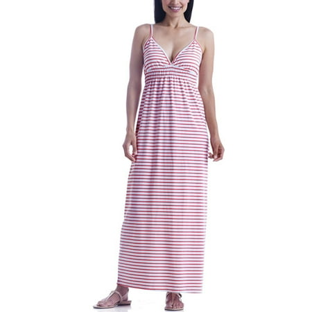 Faded Glory - Women's Organic Cotton Maxi Lounge Gown