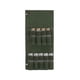 thumbnail image 4 of Bolsa de especias portátil, 9 agujeros, lona de vidrio, ligera, portátil, cómoda, bolsa de almacenamiento de condimentos para exteriores, juego verde (con 9 botellas), 4 of 8