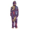 thumbnail image 3 of Vzayyk 4T-14Y Size Aviliable Cozy One-Piece Footless Sleeper Pajama Heart Smily Face, 3 of 8