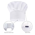 thumbnail image 3 of ESHATO Kids Chef Hat, Adjustable Elastic Cotton Cooking Cap for Children White, 3 of 4