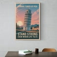 thumbnail image 6 of Inspirational Décor Leaning Tower of Pisa Motivational Poster Stand Strong Even When Life Tilts Wall Art for Office Classroom Library Meditation Canvas Poster, 6 of 8
