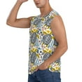 thumbnail image 3 of Fotbe Sea Turtle Men's Camiseta sin Mangas Estampada para Hombres, Playera Casual para Gimnasio, Entrenamiento, Playa-Large, 3 of 7