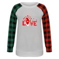 thumbnail image 4 of Camisas Navideñas Para Mujer Tops de Manga Larga Moda Cuello Redondo Otoño Impresión Blusa Suelta Odeerbi ODB201301, 4 of 5