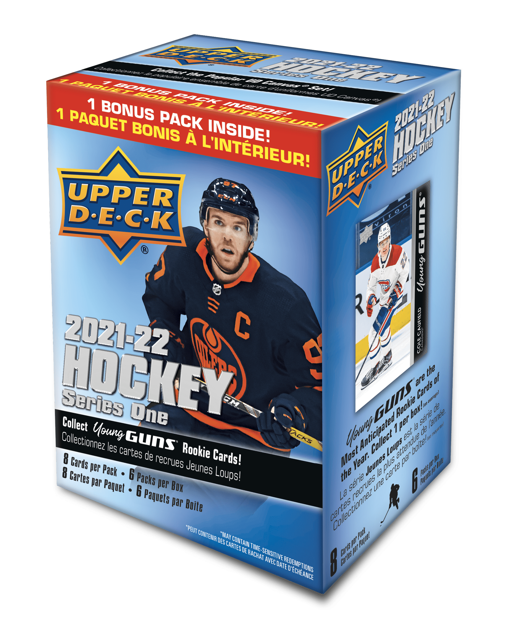 2021-22 Upper Deck série 1 cartes de hockey boîte de Mass Blaster