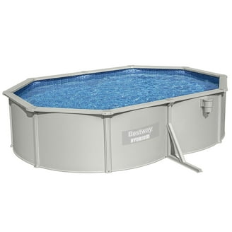 Bestway Rectangular Hard Frame Above Ground Swimming Pool Set, 31
