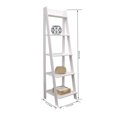 thumbnail image 2 of Jela Solid Wood 5 Shelf Ladder Bookcase White, 2 of 9