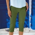 thumbnail image 3 of FNFYFH Liquidation Pantalons Capri de Yoga Antidérapants pour Femmes, Vert, 3 of 7