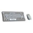 thumbnail image 2 of Mini portátil de ratón con inalámbrico de 85 teclas para gris Baoblaze Teclado inalámbrico mouse, 2 of 7