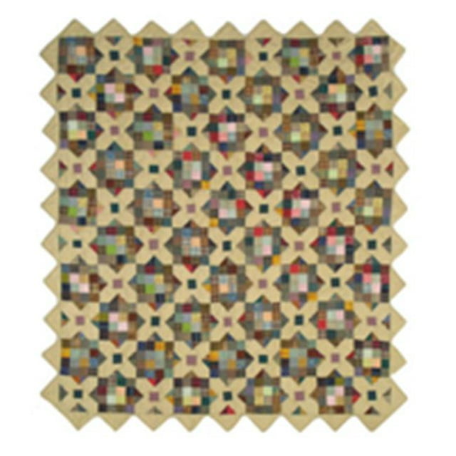 Patch Magic QQTIAT Trésors dans le Grenier- Courtepointe Reine 85 x 95 Po.