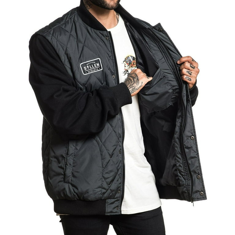 Men's Sullen Bold Quilted Jacket Grey/Black - Walmart.com