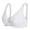 White#A40, variant on RPVATI Bras for Women Full Coverage Breathable Adjustable Strap Lace Floral Sleeping Bras No Underwire Underwear Everyday Bra Wireless Shaping T-Shirt Bra Plus Size Blue 44D